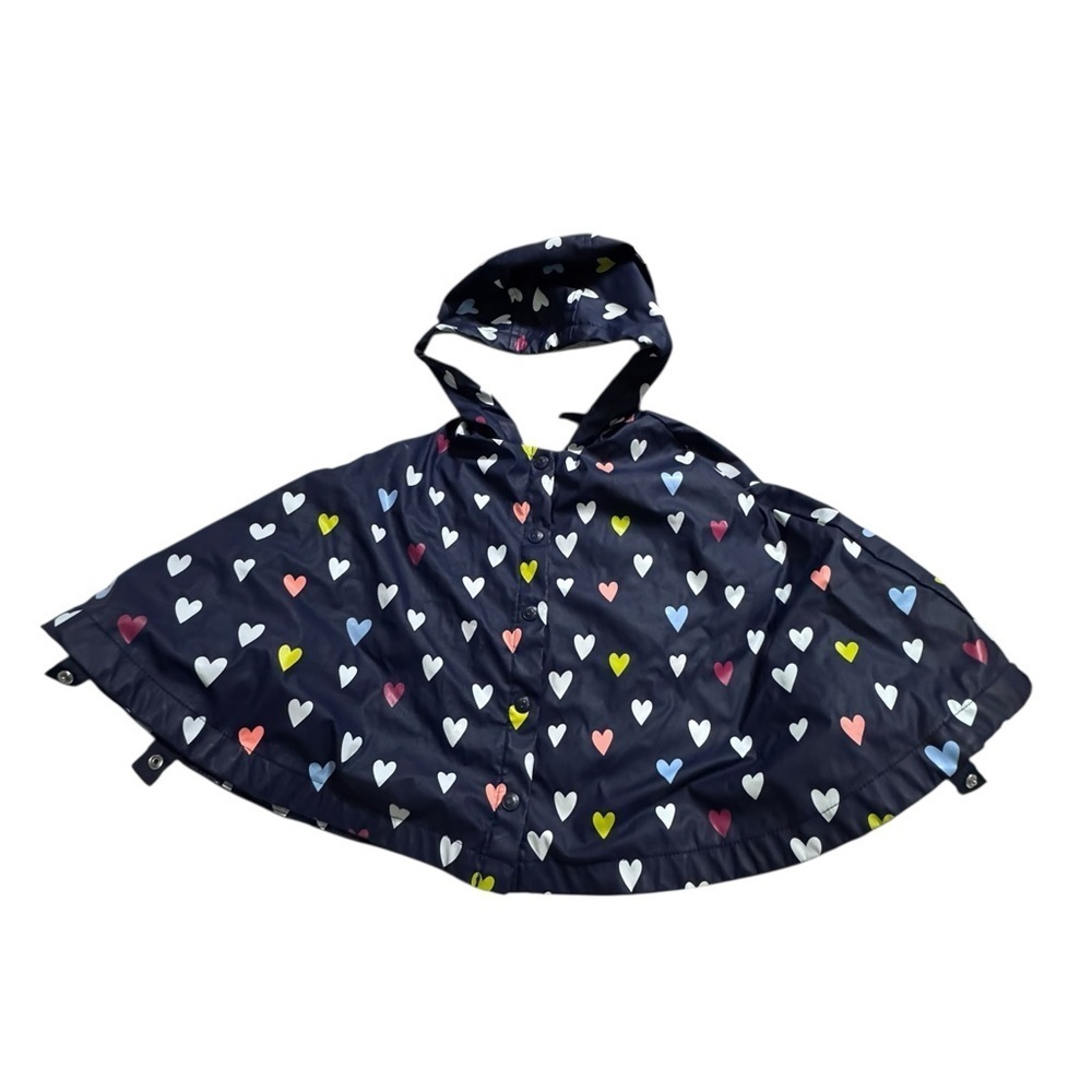 Gymboree Colorful Heart Rain Poncho